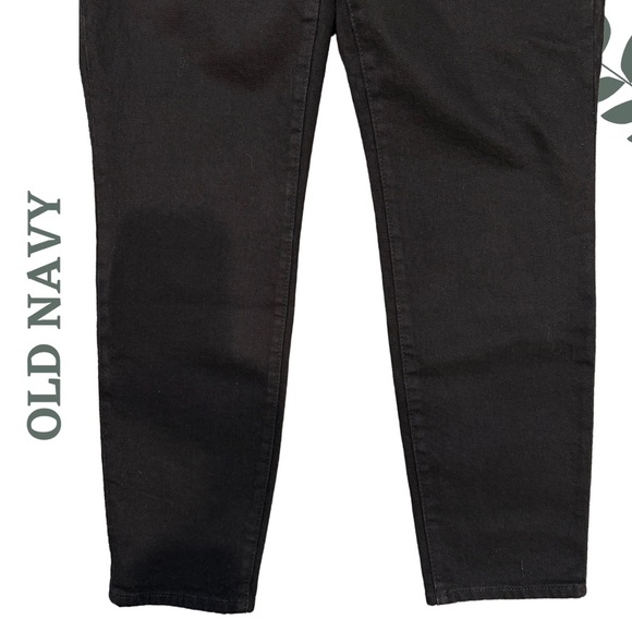 🛍️3/$40 Old Navy High-Rise O.G. Straight Jeans | Black | Size 14 Tall - Picture 5 of 7